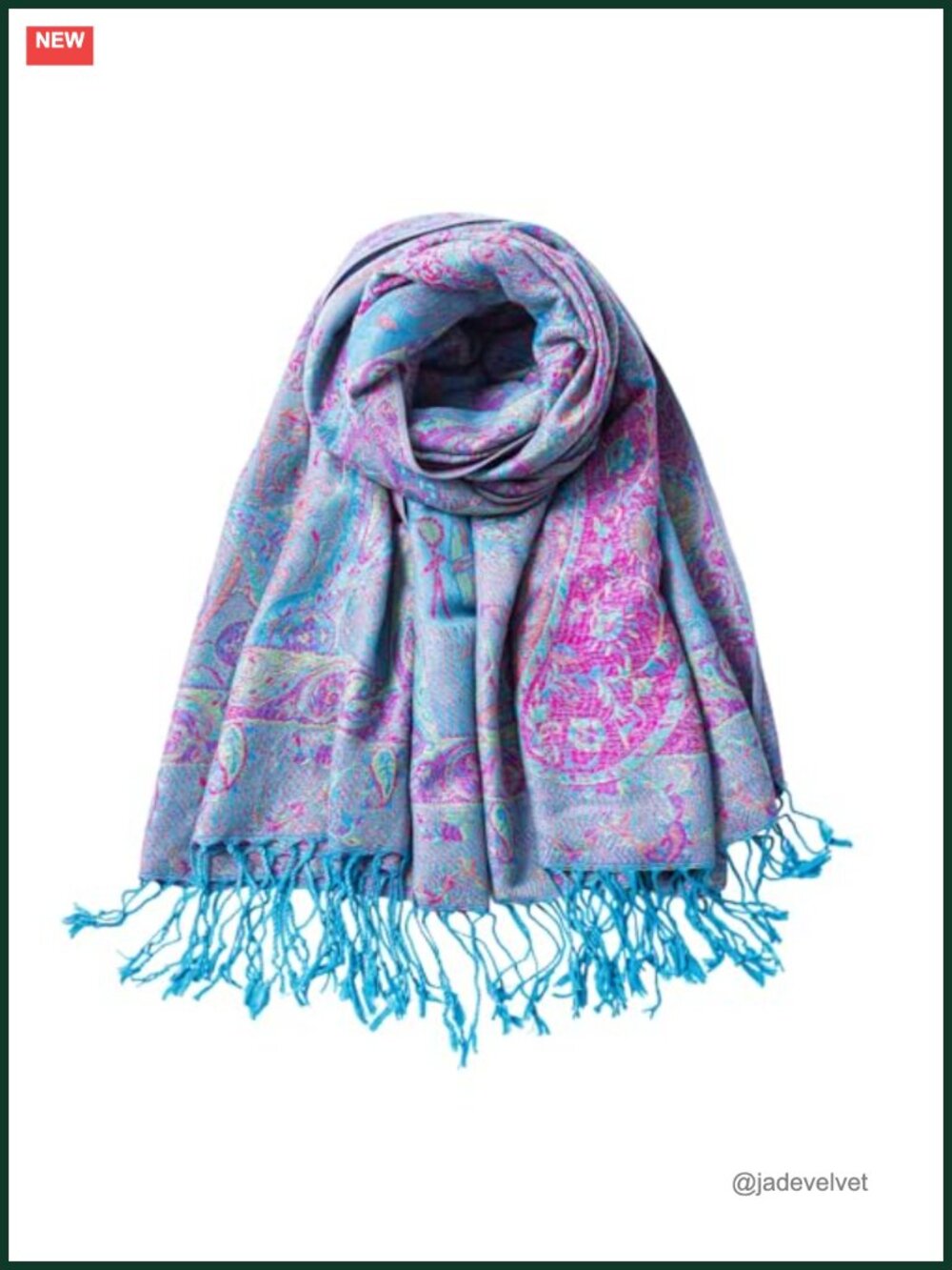 Pashmina Feel Rave Scarf Reversible Wrap Women Men Unisex